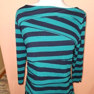 Verve Ami Uniquely Layered Front Short with Green and Black Colors -M